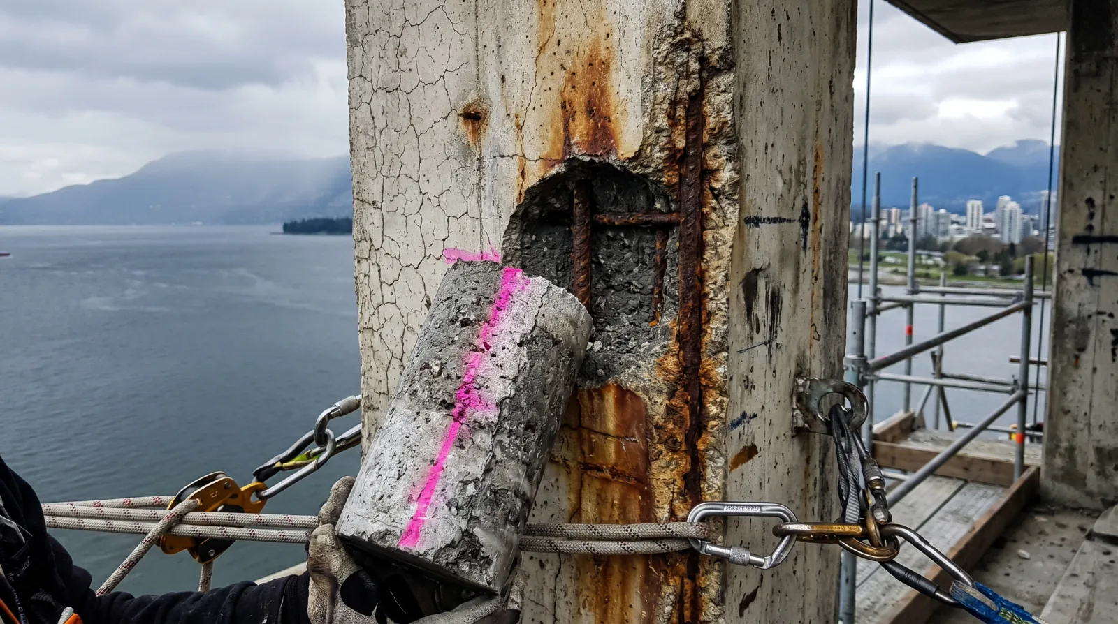 Anti-carbonation vs. standard elastomeric coating