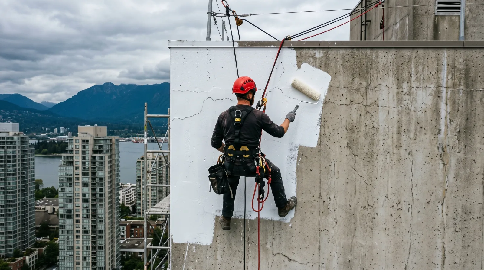 Silicone vs. acrylic elastomeric on concrete & stucco towers