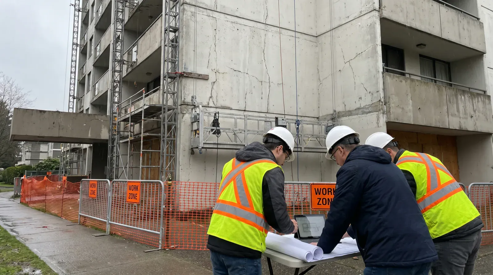 The strata concrete restoration process, step by step